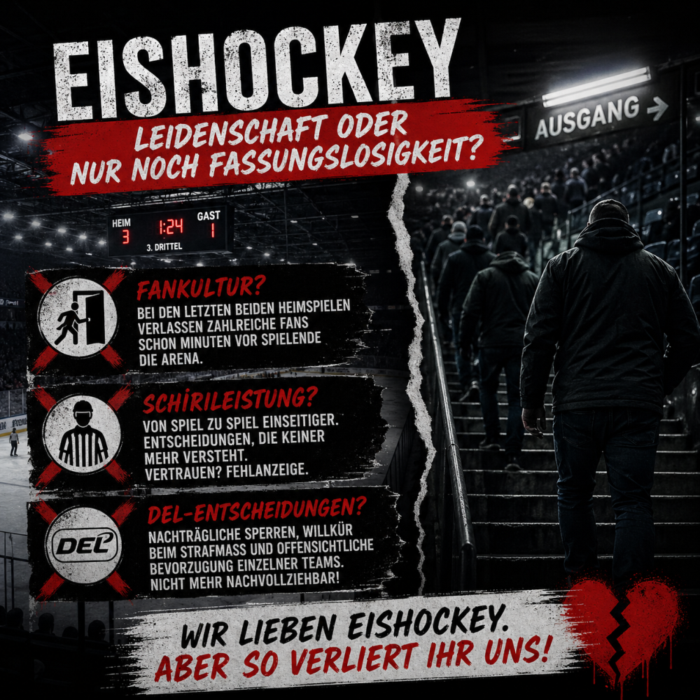 Jetzt möchte ich mich auch mal zu mehreren Themen rund ums Eishockey äußern.