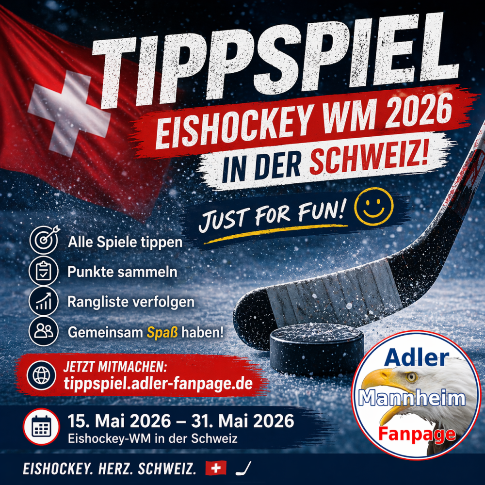 Tippspiel zur Eishockey-WM in der Schweiz – kostenlos mitmachen